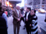 Ernst Mahle, Victor, and Heeyeon on the sidewalk in New York, NY